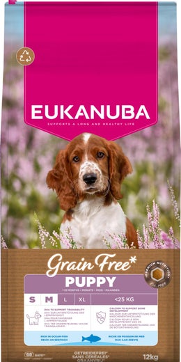 EUKANUBA Puppy & Junior Small/Medium Grainfree Ocean Fish